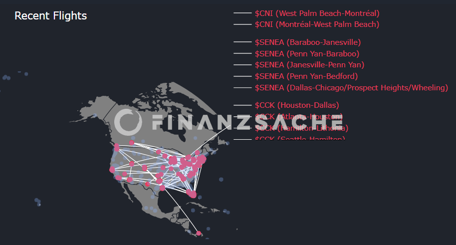Alternative-Daten-Jet-Tracking-Flugverfolgung