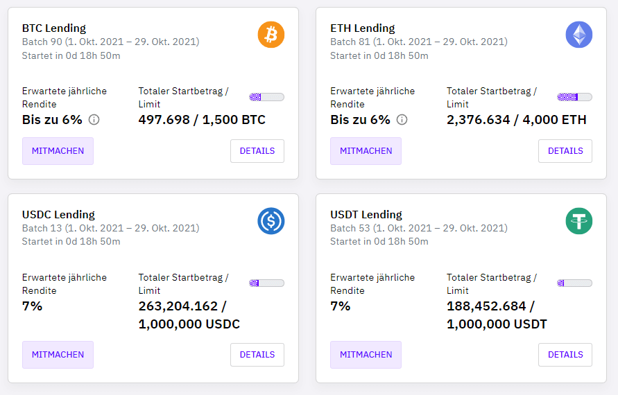 Krypto-Lending