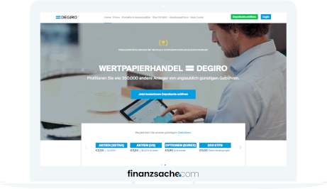 Degiro Website
