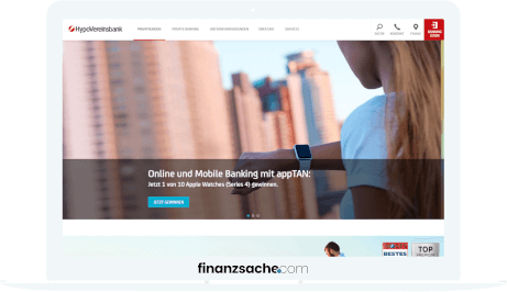 HypoVereinsbank Website HypoVereinsbank Website
