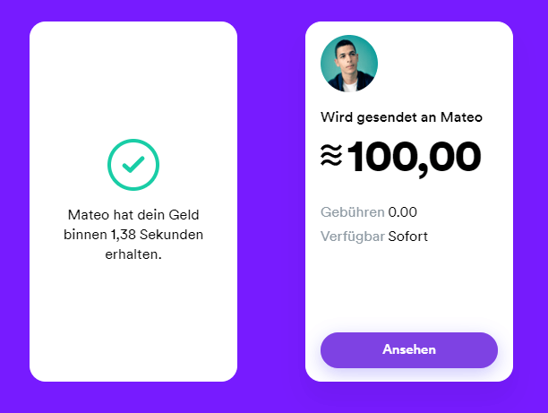 Calibra-Wallet-Transaktion